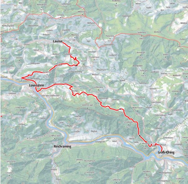 Sebaldusweg - Etappe 1: Großraming-Losenstein-Laussa