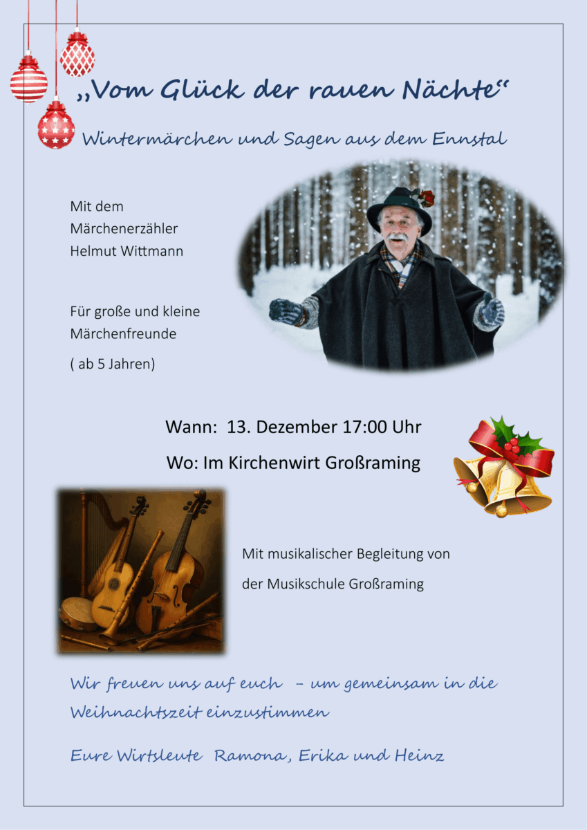 Wintermärchen und Sagen aus dem Ennstal
